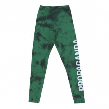 leggins donna leggins tie dye GREEN