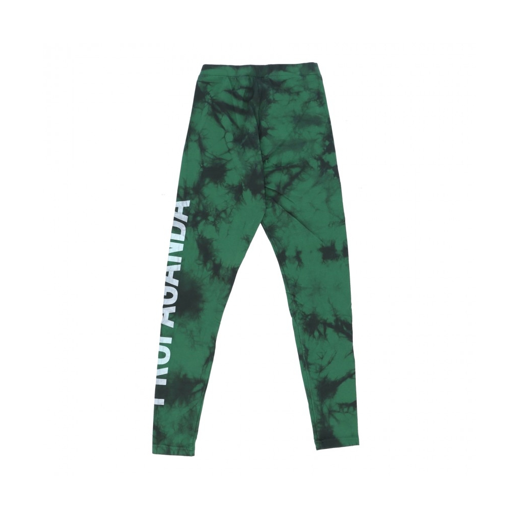 leggins donna leggins tie dye GREEN