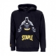 felpa cappuccio uomo graphic hoodie x batman BLACK