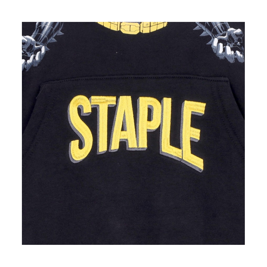 felpa cappuccio uomo graphic hoodie x batman BLACK