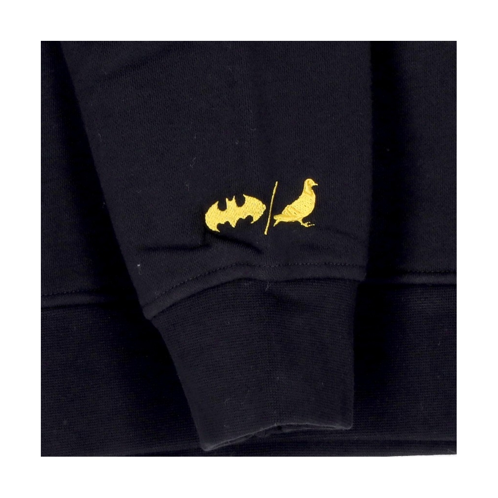 felpa cappuccio uomo graphic hoodie x batman BLACK