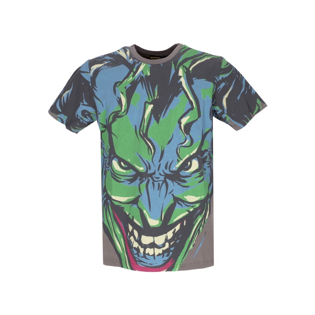 maglietta uomo joker face tee x batman CHARCOAL