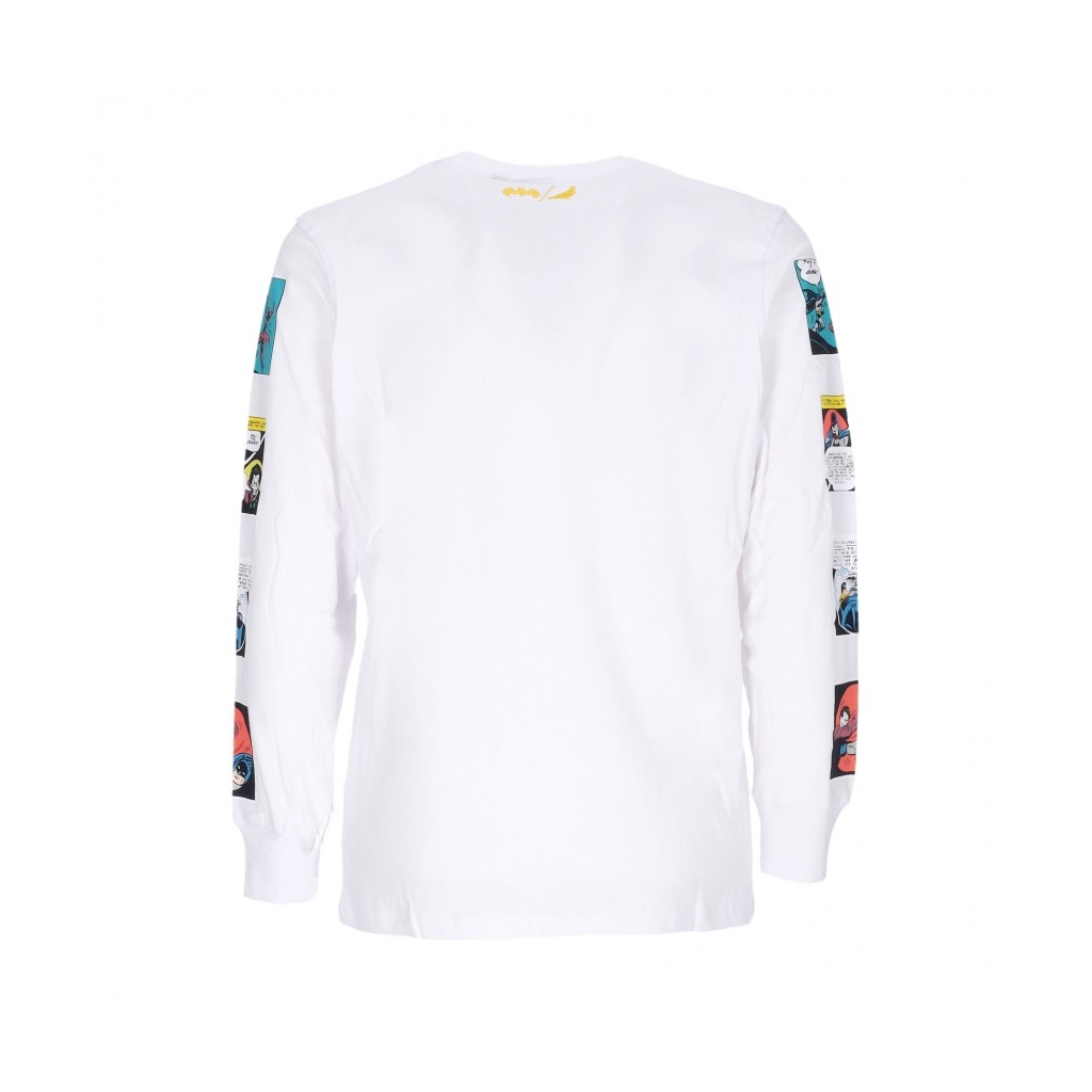 maglietta manica lunga uomo  panel l/s tee x batman WHITE