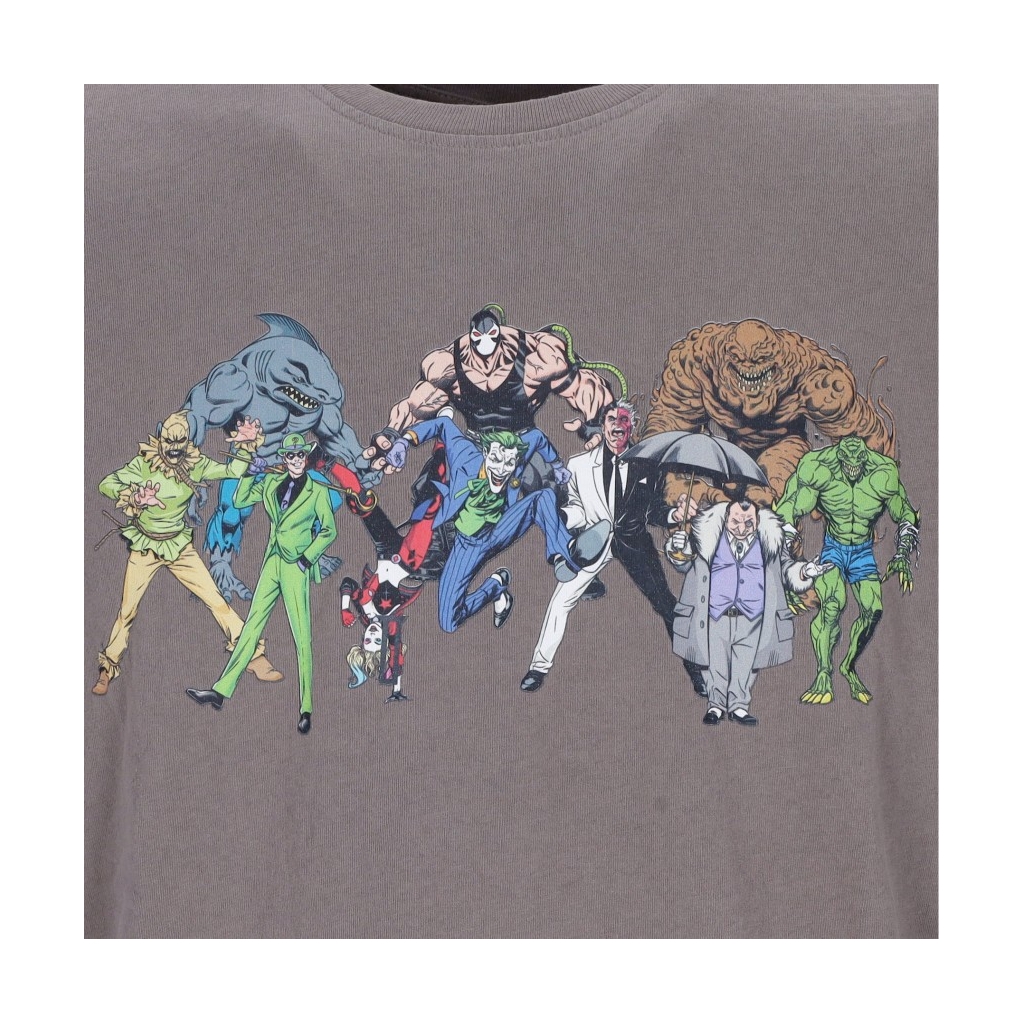 maglietta uomo villains graphic tee x batman CHARCOAL