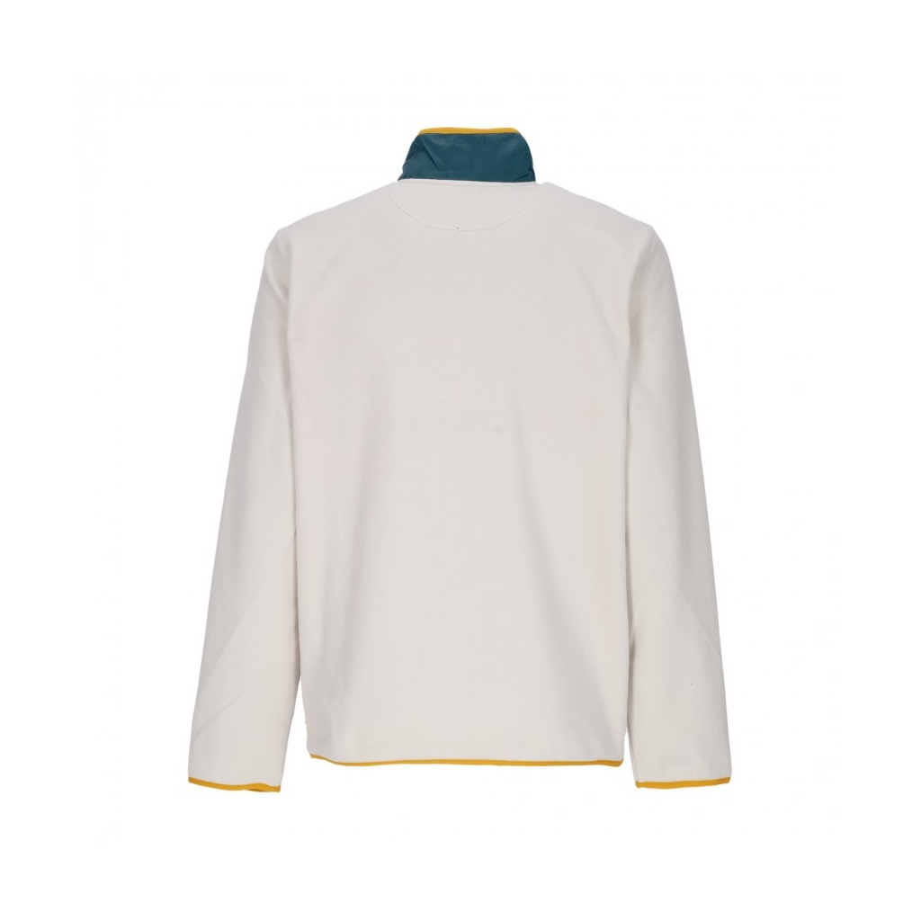 giubbotto pile uomo mt full zip OATMEAL/DEEP TEAL