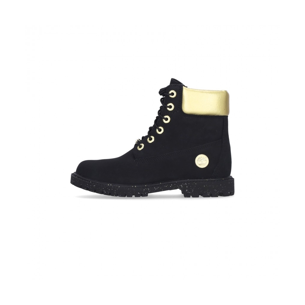 scarponcino alto donna 6 heritage boot cupsole BLACK