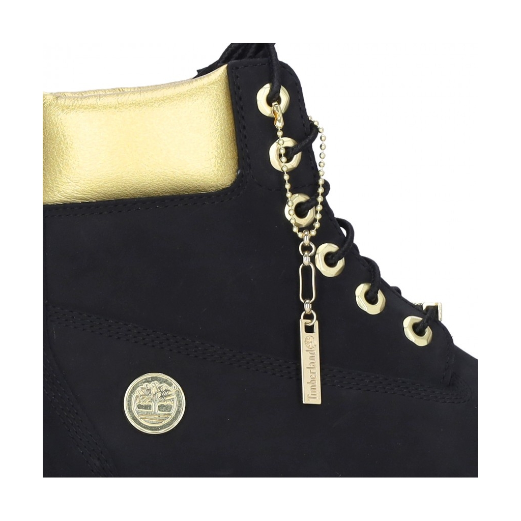 scarponcino alto donna 6 heritage boot cupsole BLACK