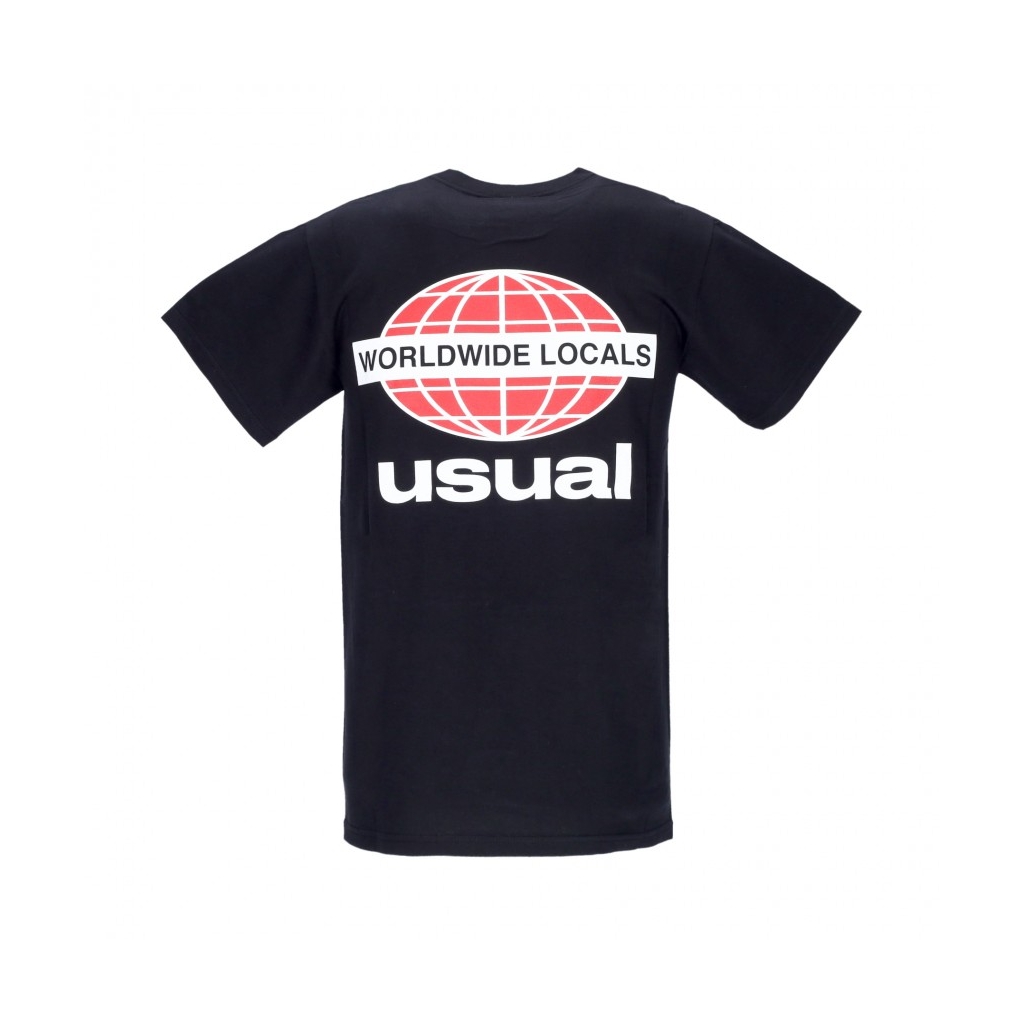 maglietta uomo worldwide locals tee BLACK