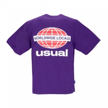 maglietta uomo worldwide locals tee PURPLE