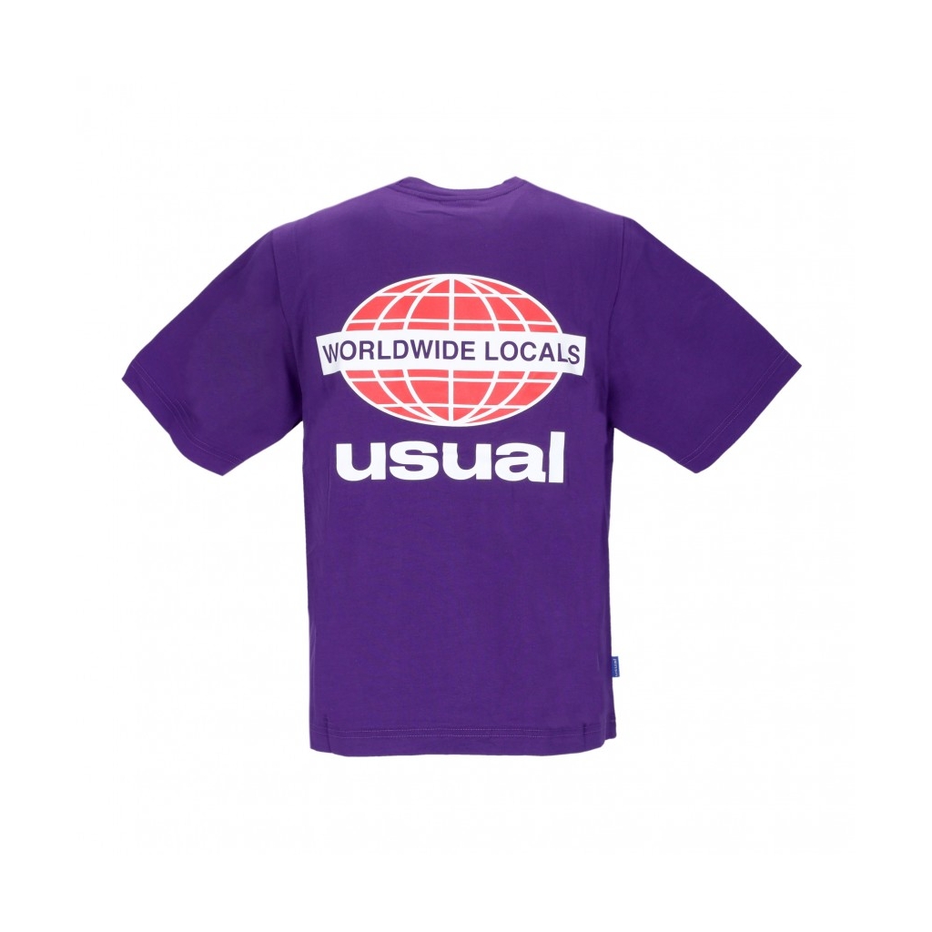 maglietta uomo worldwide locals tee PURPLE