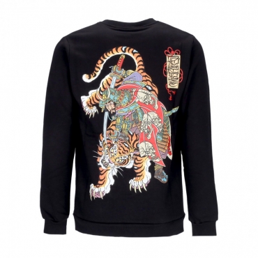 felpa girocollo uomo musashi and tiger crewneck BLACK