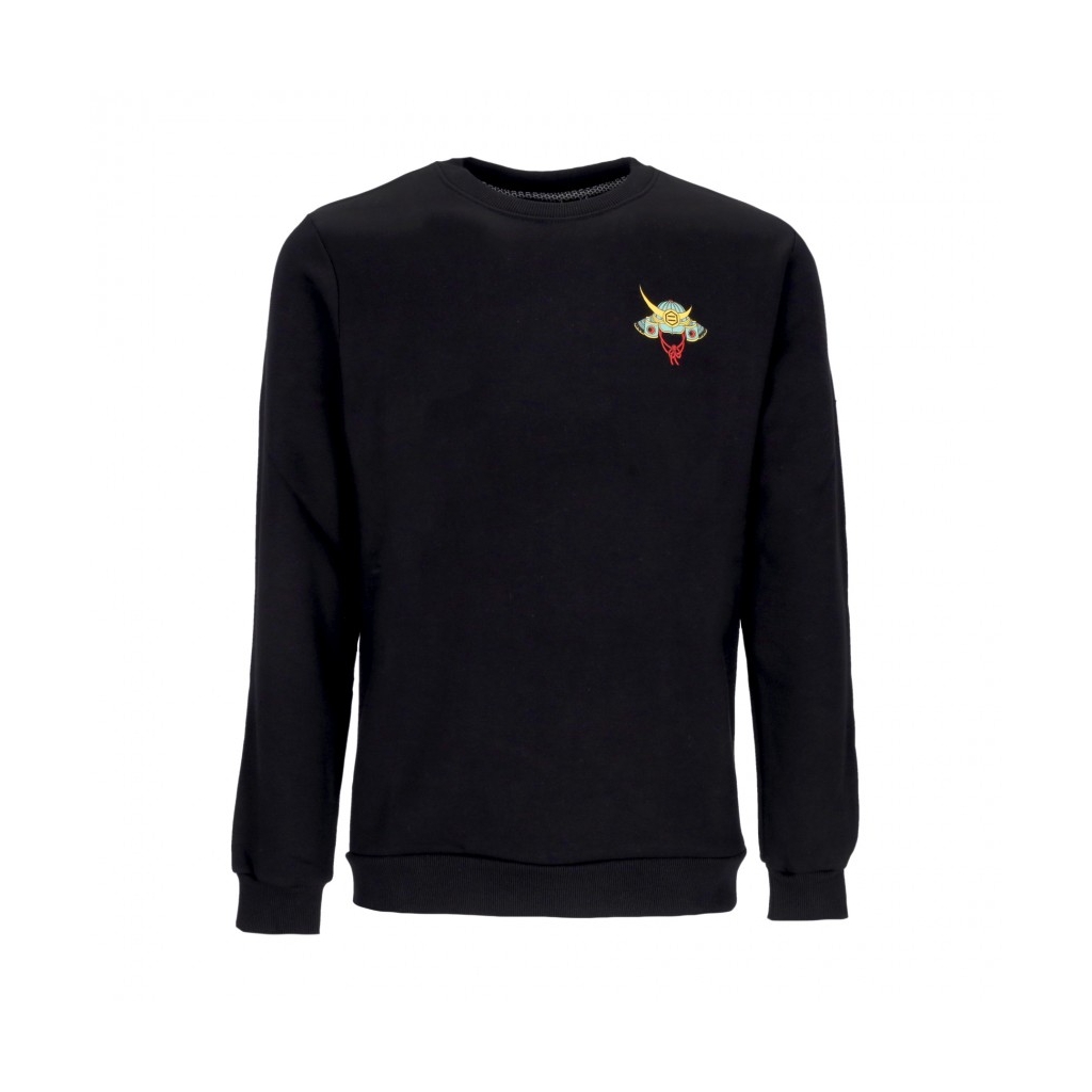 felpa girocollo uomo musashi and tiger crewneck BLACK