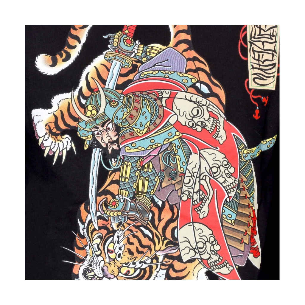 felpa girocollo uomo musashi and tiger crewneck BLACK
