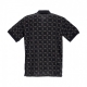 polo manica corta uomo monogram jacquard polo oversize BLACK