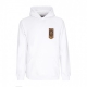 felpa cappuccio uomo pandino hoodie WHITE