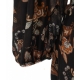 Kleid mit Print Braun