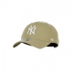 cappellino visiera curva uomo mlb mvp neyyan KHAKI/WHITE