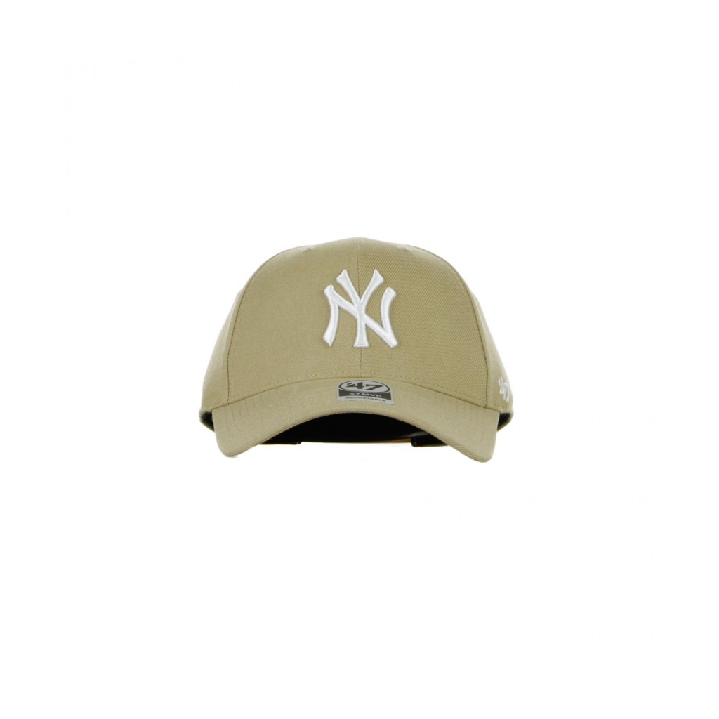 cappellino visiera curva uomo mlb mvp neyyan KHAKI/WHITE