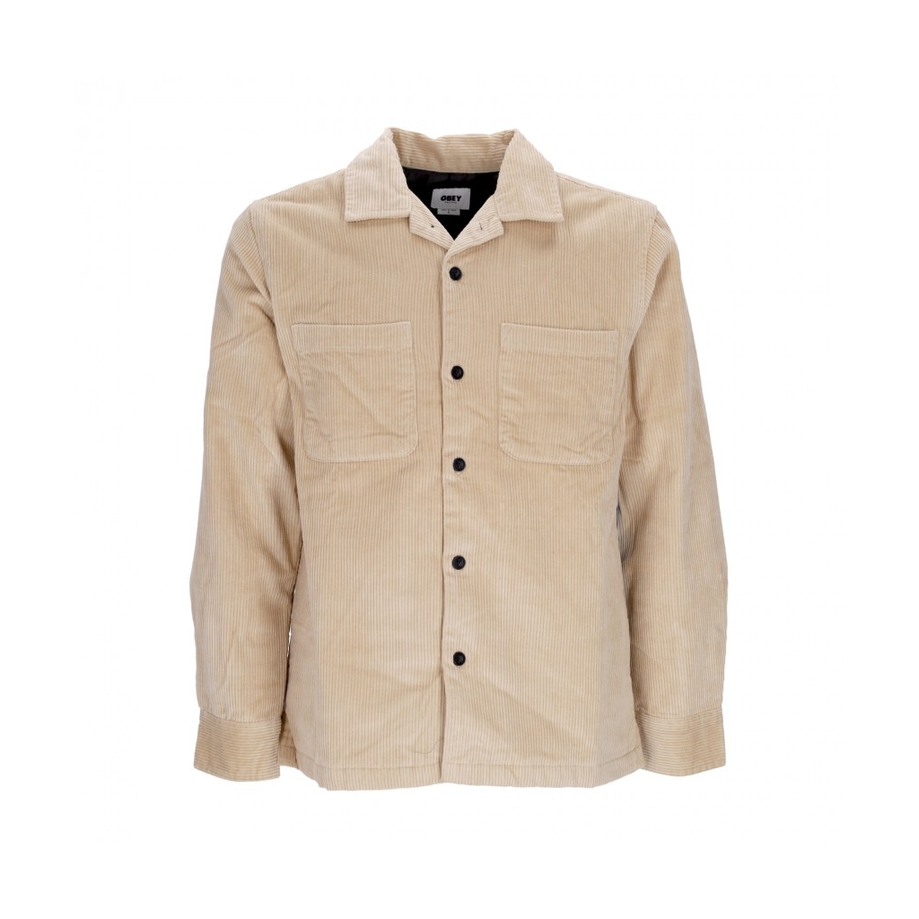 camicia imbottita uomo simon shirt jacket IRISH CREAM