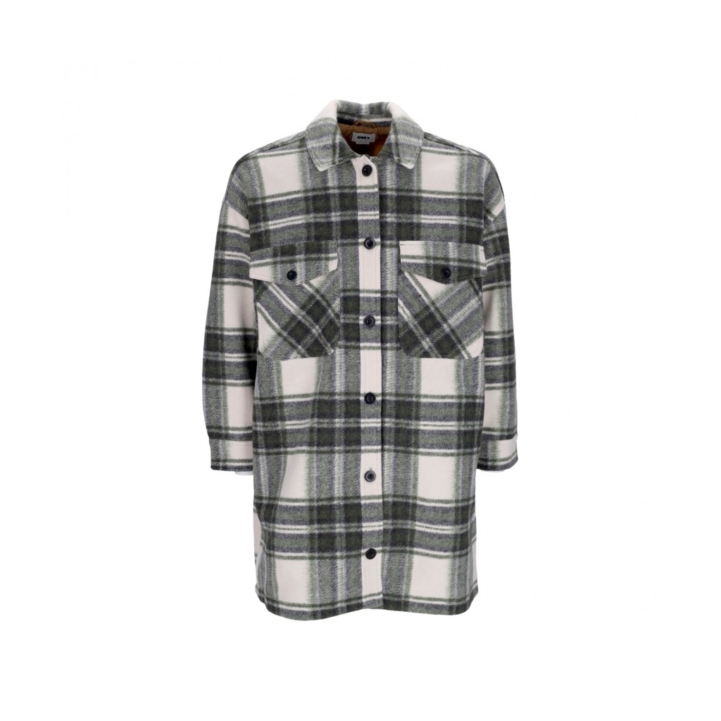 camicia imbottita donna taylor shirt jacket CREAM PLAID