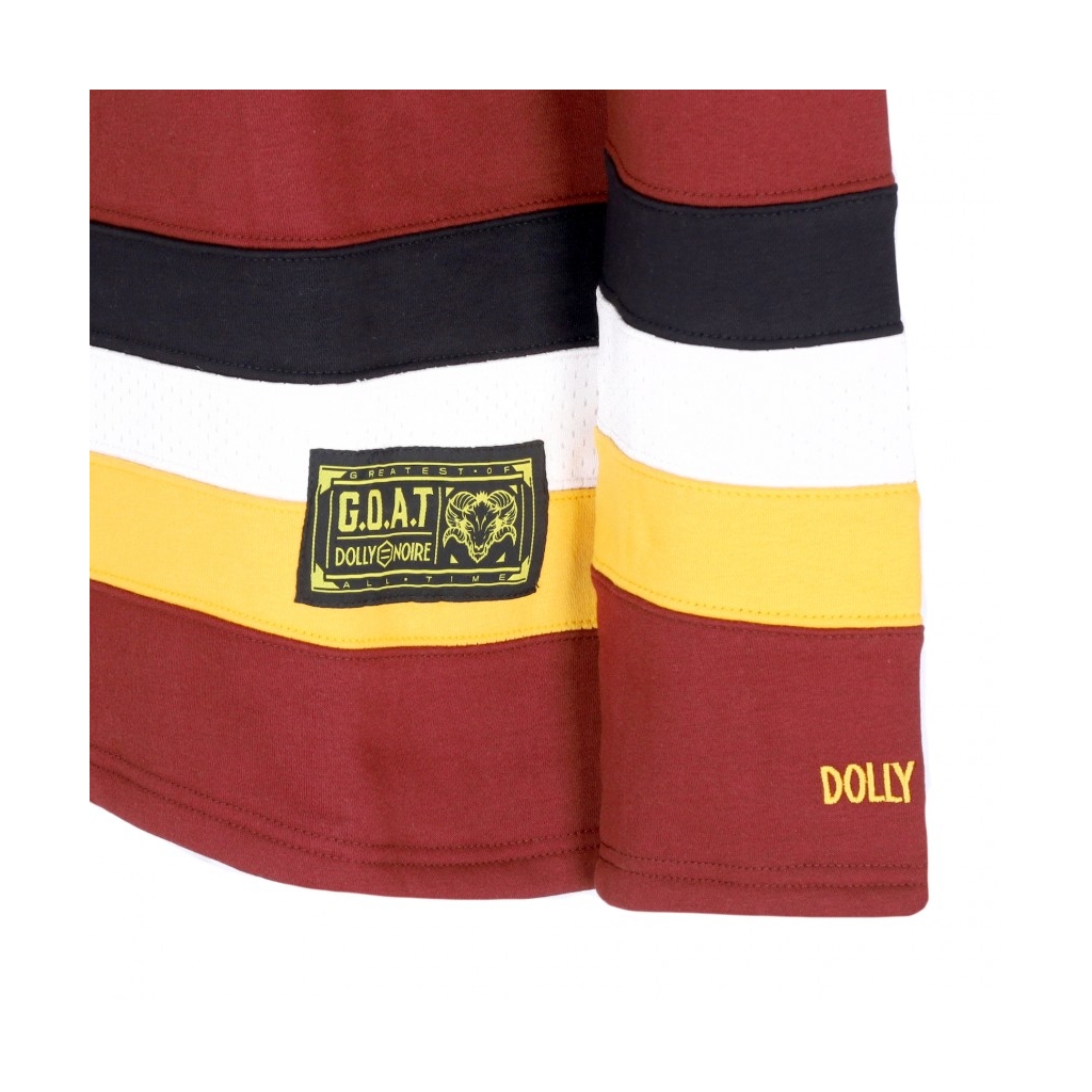 felpa tipo hockey uomo goat classic hockey hoodie BORDEAUX
