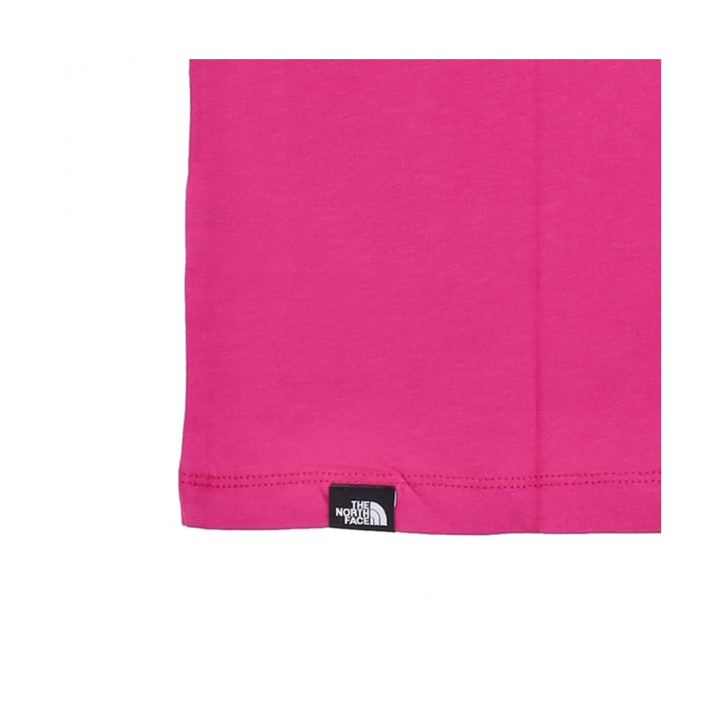 maglietta corta donna cropped fine tee FUCHSIA PINK