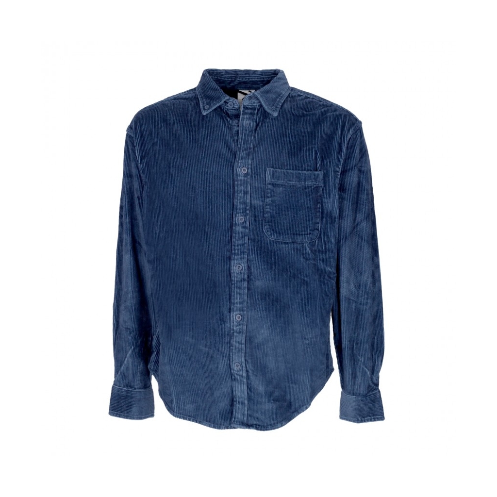 camicia manica lunga uomo bold corduroy shirt MOONLIT OCEAN