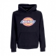 felpa cappuccio uomo icon logo hoodie BLACK