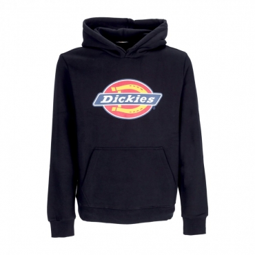 felpa cappuccio uomo icon logo hoodie BLACK