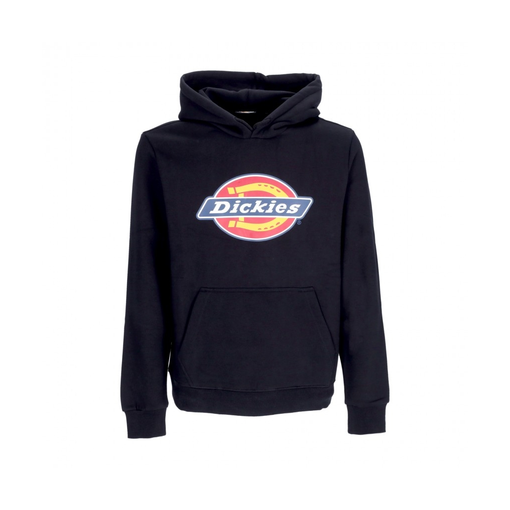 felpa cappuccio uomo icon logo hoodie BLACK