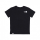 maglietta ragazzo box tee BLACK/WHITE