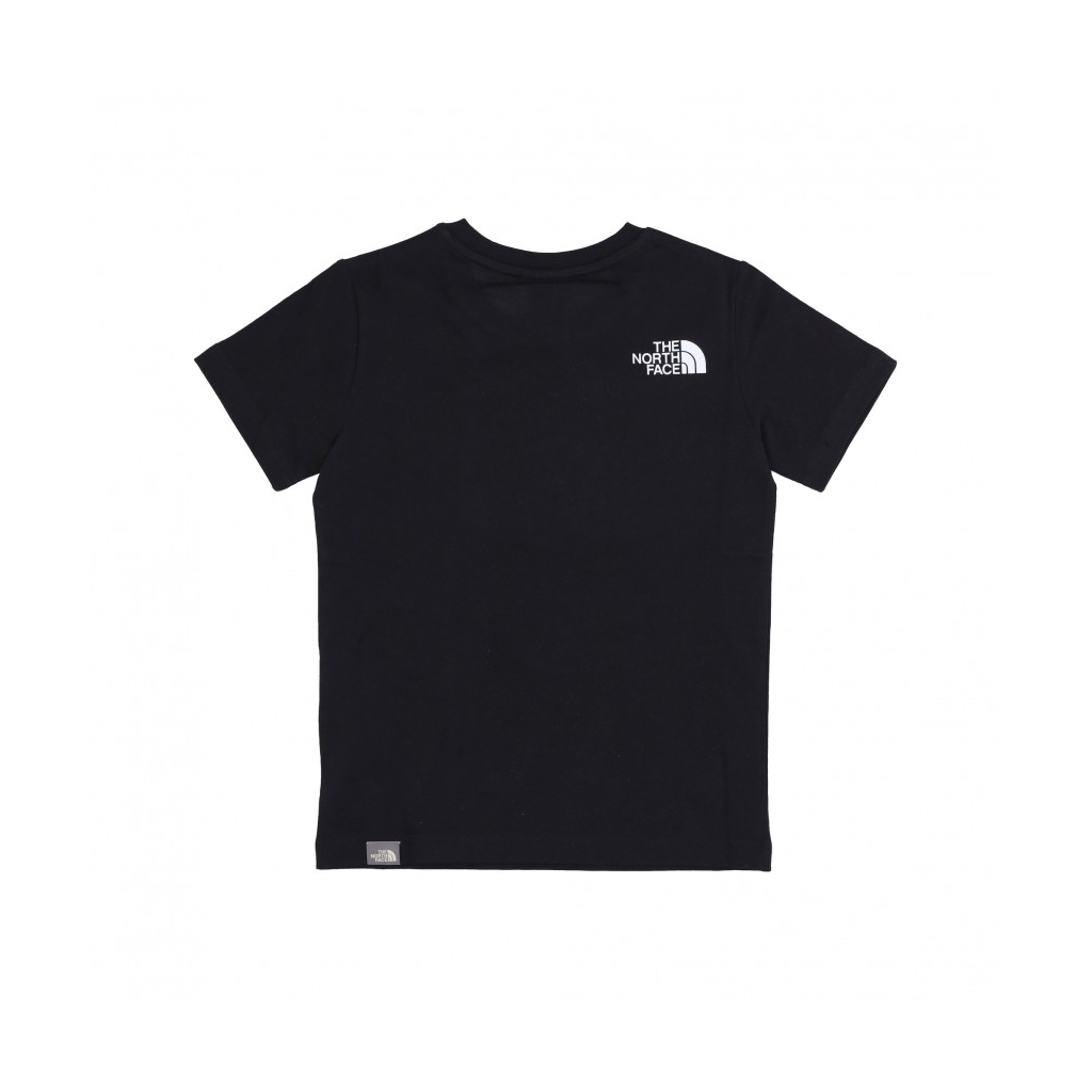 maglietta ragazzo box tee BLACK/WHITE