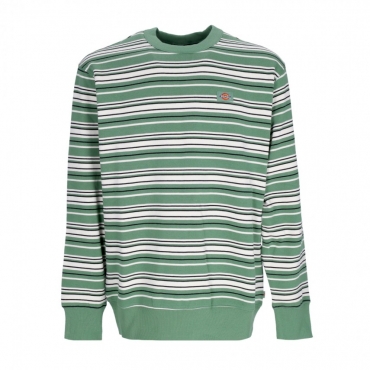 felpa girocollo uomo westover stripes sweatshirt DARK IVY