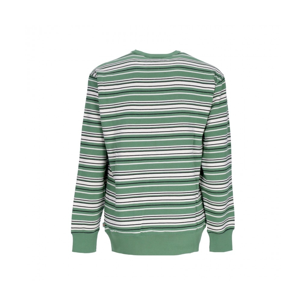 felpa girocollo uomo westover stripes sweatshirt DARK IVY
