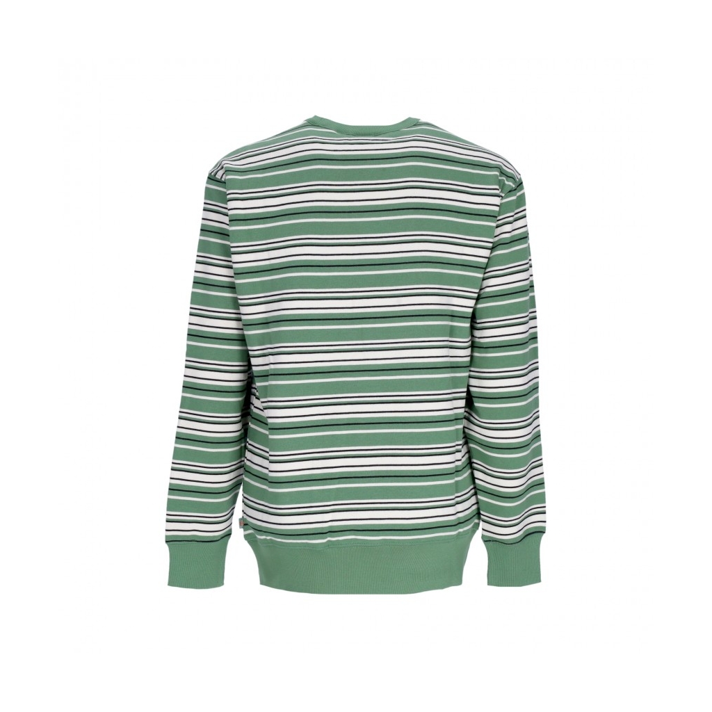 felpa girocollo uomo westover stripes sweatshirt DARK IVY