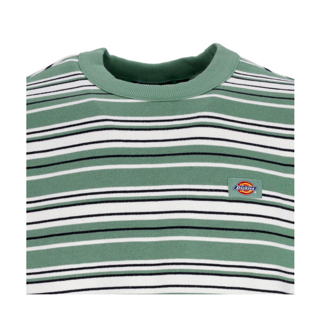 felpa girocollo uomo westover stripes sweatshirt DARK IVY