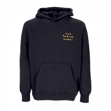 felpa cappuccio uomo pexe power hoodie FLINT BLACK