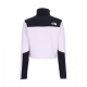 giubbotto pile infilabile donna w denali crop LAVENDER FOG