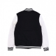 giubbotto college uomo oldschool college jacket BLACK/WHITE