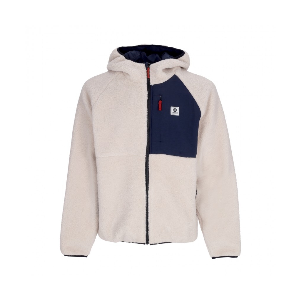 orsetto uomo wolfe zip hoodie NATURAL