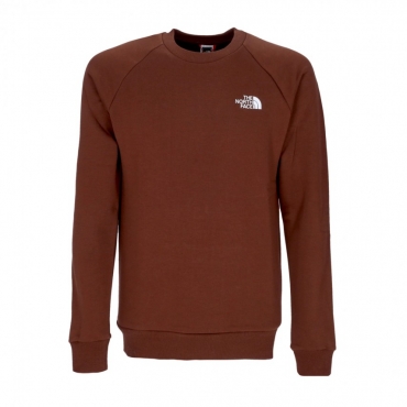 felpa girocollo uomo raglan redbox crew DARK OAK