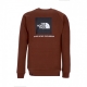 felpa girocollo uomo raglan redbox crew DARK OAK