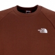 felpa girocollo uomo raglan redbox crew DARK OAK