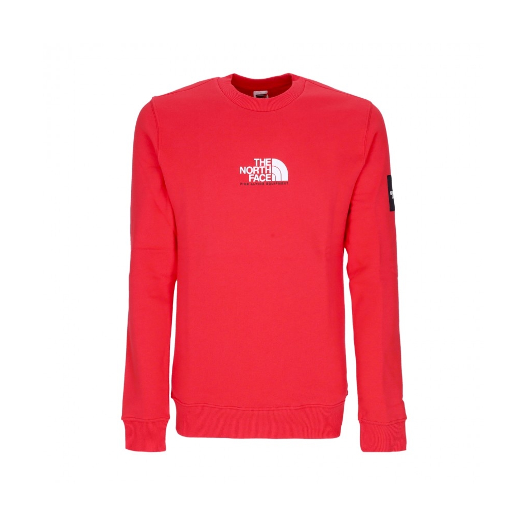 felpa girocollo uomo seasonal fine crew HORIZON RED