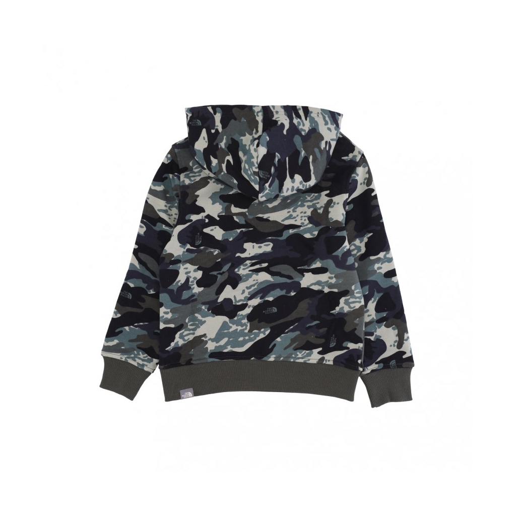 felpa cappuccio ragazzo drew peak CAMO PRINT
