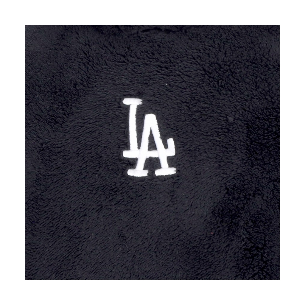 felpa cappuccio uomo mlb fuzzy long loop hood losdod JET BLACK
