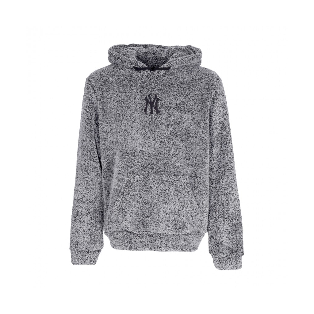 felpa cappuccio uomo mlb fuzzy long loop hood neyyan SLATE GREY