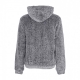 felpa cappuccio uomo mlb fuzzy long loop hood neyyan SLATE GREY