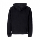 felpa cappuccio uomo mlb imprint burnside hood neyyan JET BLACK