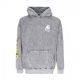 felpa cappuccio uomo x-nerm hoodie CHARCOAL MINERAL WASH